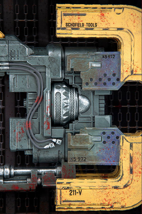 Dead Space Plasma Cutter Shadowbox