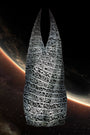 Dead Space Black Marker LED Statue