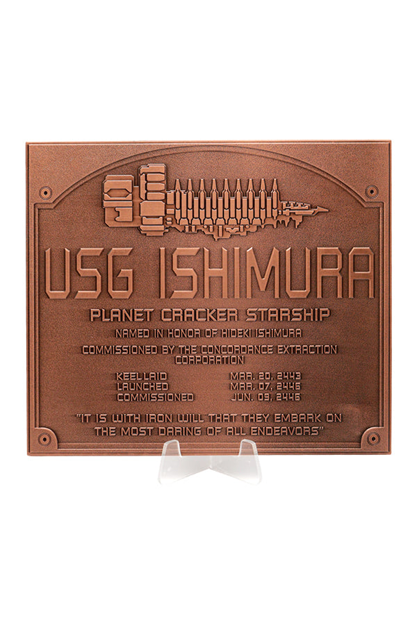 Dead Space Ishimura Plaque