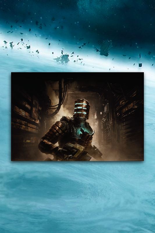 Dead Space Never Alone Lithograph